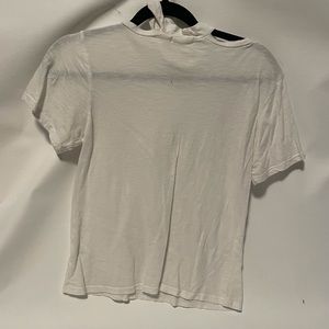 White Sheer tshirt loose soft light feel